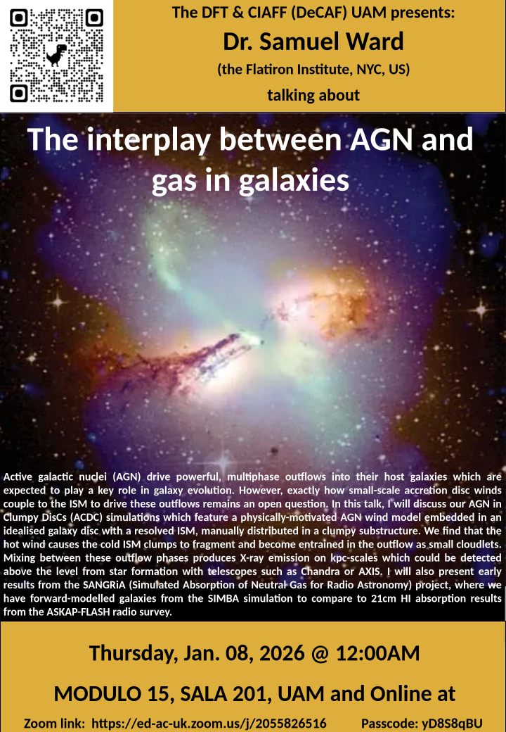 [extra] The interplay between AGN and gas in galaxies poster