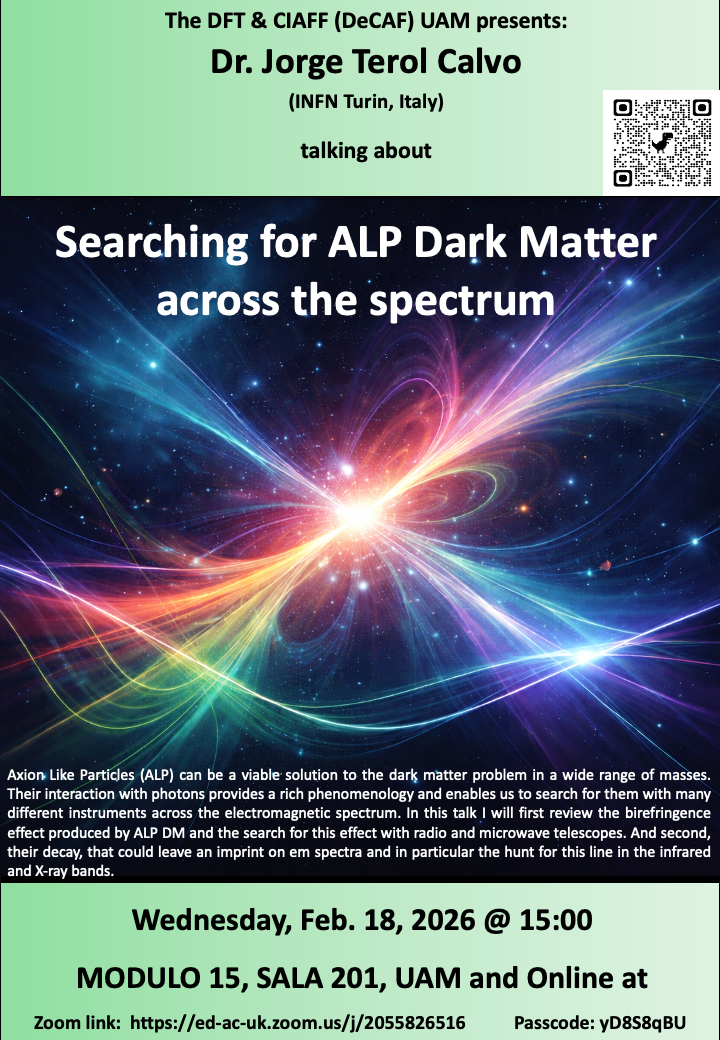 Searching for ALP Dark Matter across the spectrum poster
