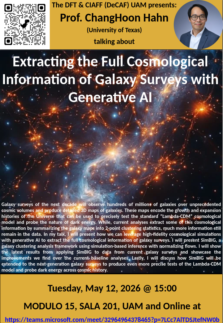 [*Extra*] Extracting the Full Cosmological Information of Galaxy Surveys with Generative AI poster