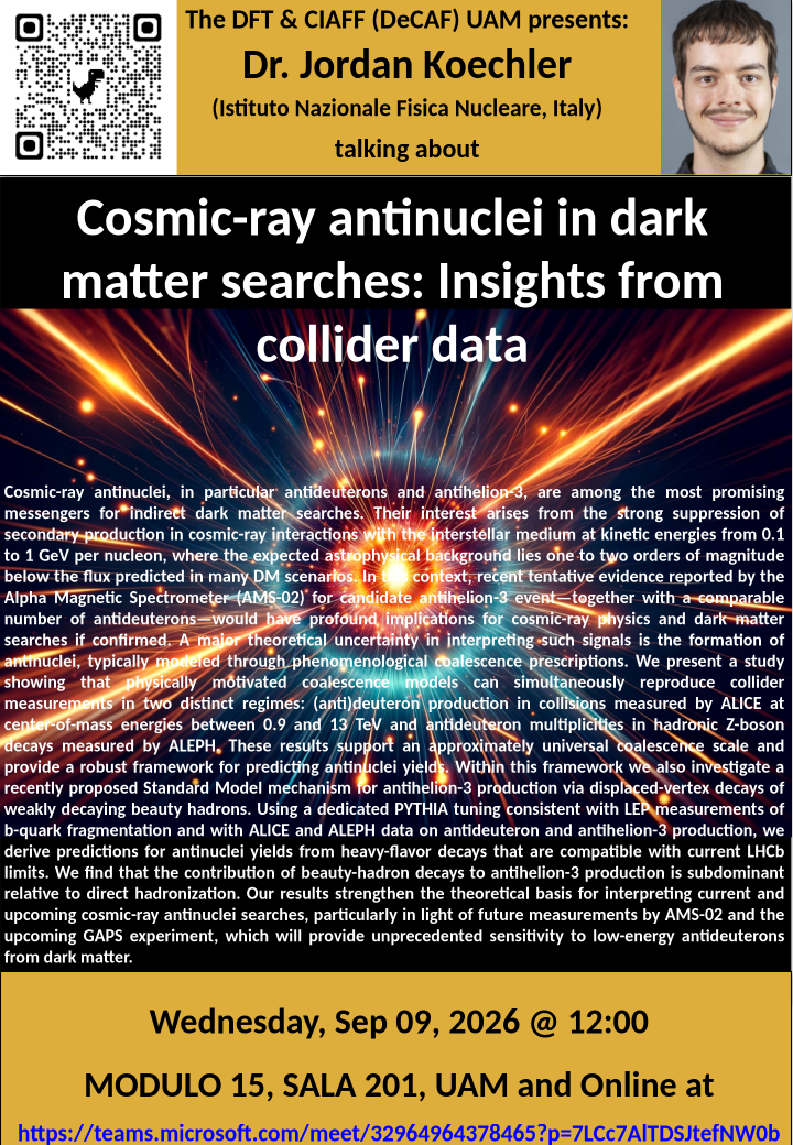 [Extra] Cosmic-ray antinuclei in dark matter searches: Insights from collider data poster